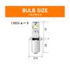 HID shop fog lamp 3200lm LED H3 2 color switching white x yellow short 2 pieces 1 set