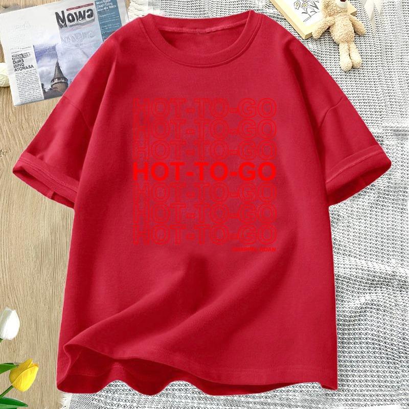 Hot To Go T Shirt WOMEN Printed WLW TShirt Midwestern Princess Queer Pride Lesbian Graphic Tshirt Cotton Short Sleeve Tee Shirt