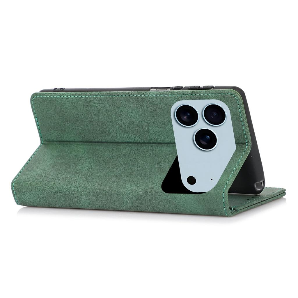 For iPhone 17 Pro Max Case Wallet Magnetic Closing Leather Flip Phone Cover