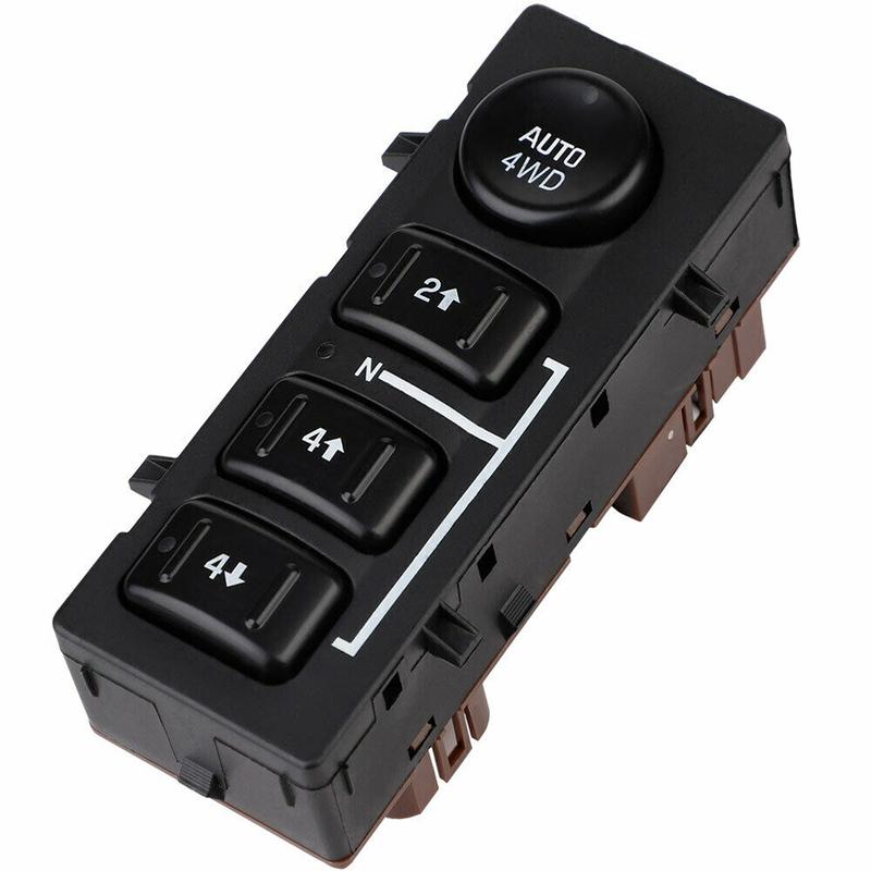 4WD 4x4 Wheel Transfer Case Selector Button Dash Switch for Chevrolet Silverado Suburban 15136039 15164520 19259313