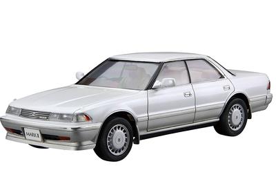 Aoshima Bunka Kyozaisha Die Modellautoserie Toyota GZ81 Mark Grande Twin Cam 24 1988 Plastikmodell 1/24 Nr.63 II2.0
