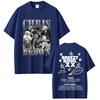 Rapper Chris Brown Breezy Bowl XX 2025 Tour Tshirt Unisex Women Hip Hop Fashion Casual T Shirts Unisexs Cotton Oversized Tshirts