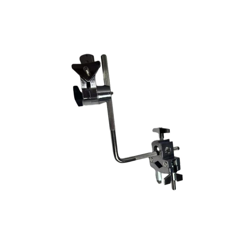 Bass Drum Hi-Hat Cowbell Extension Rack with Brass Stick Holder Attachment