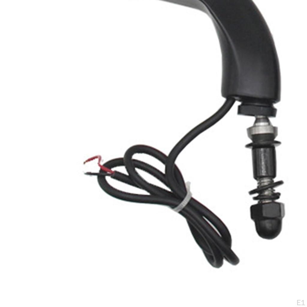 2 Pieces Motorcycle Rearview Mirrors, Rear View Mirror, with LED Turn Signal, Easy to Install,