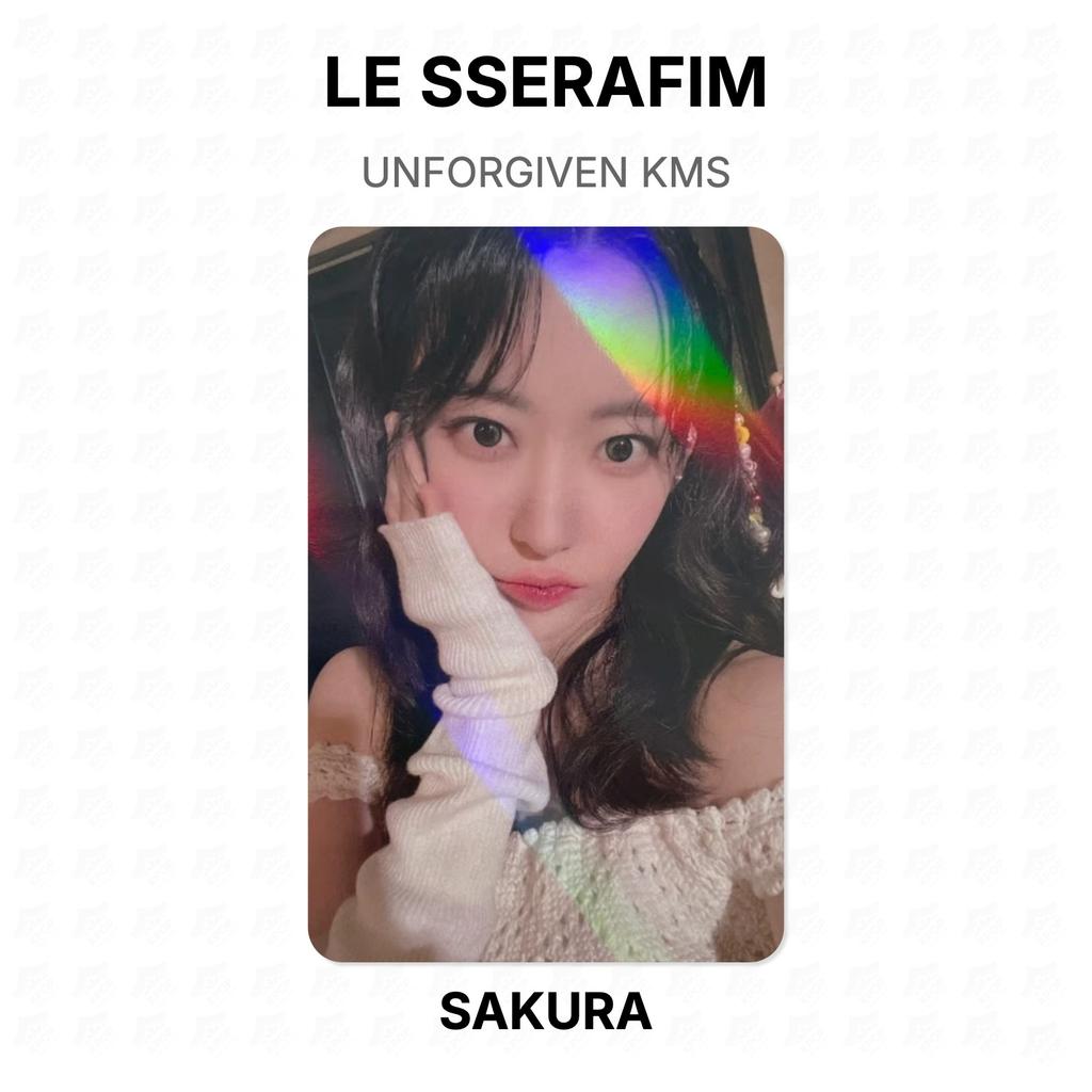 LE SSERAFIM UNFORGIVEN KMS Official Photocard