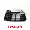 For VW Golf MK6 Cabriolet R20 R Line 2009-2013 Front Bumper Vent Grille Fog Light Trim Bezel Black