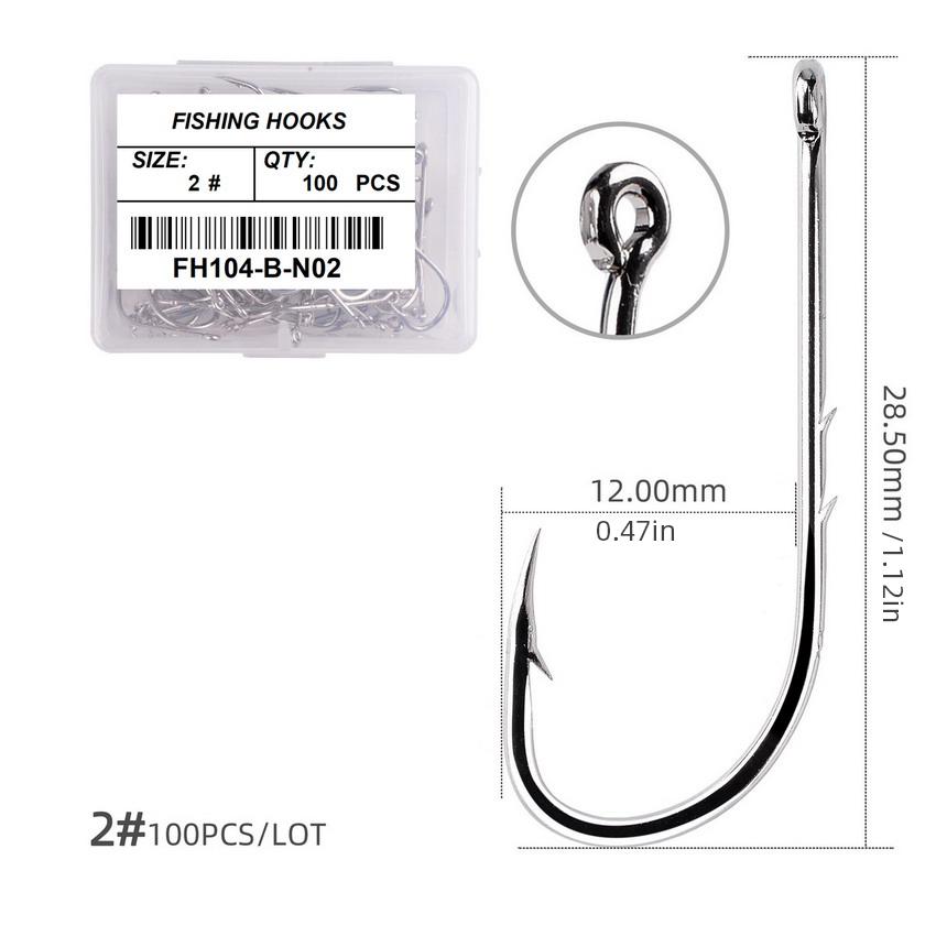 1#-12# Fishing Hooks Sea Barbed Fishing Lures Shank Beak Live Bait Holder Carp Fishing Jig Worm Hooks Accessories Tackle Quality