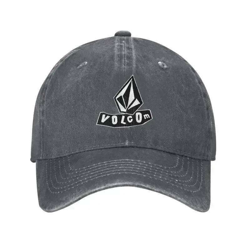 Custom Volcoms Logo Baseball Cap Sports Cotton Snapback Hats Women Unisexs Adjustable Dad Hat