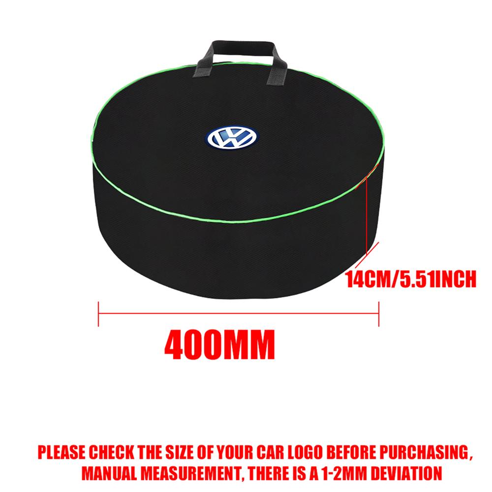 Car Charge Cable Storage Box Charging Gun Organiser Bag for Volkswagen VW Rline Golf 6 7 GTD Touareg 4 Motion Passat Polo Jetta Zk6