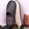 High-End Anti-Slip Bathroom Slippers with PVC Sole for Guest Use