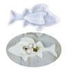 Fish Storage Tray Silicone Mold Jewelry Display Dish Epoxys Resins Molds Fish Shaped Coaster Candle Cup Gypsum Plasters DIY