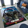 2026 Top Gun Tom Cruise Fighter Sign Art Carpet Rug for Bedroom Living Room Sofa Home Doormat Decor,Large Kid Non-slip Floor Mat