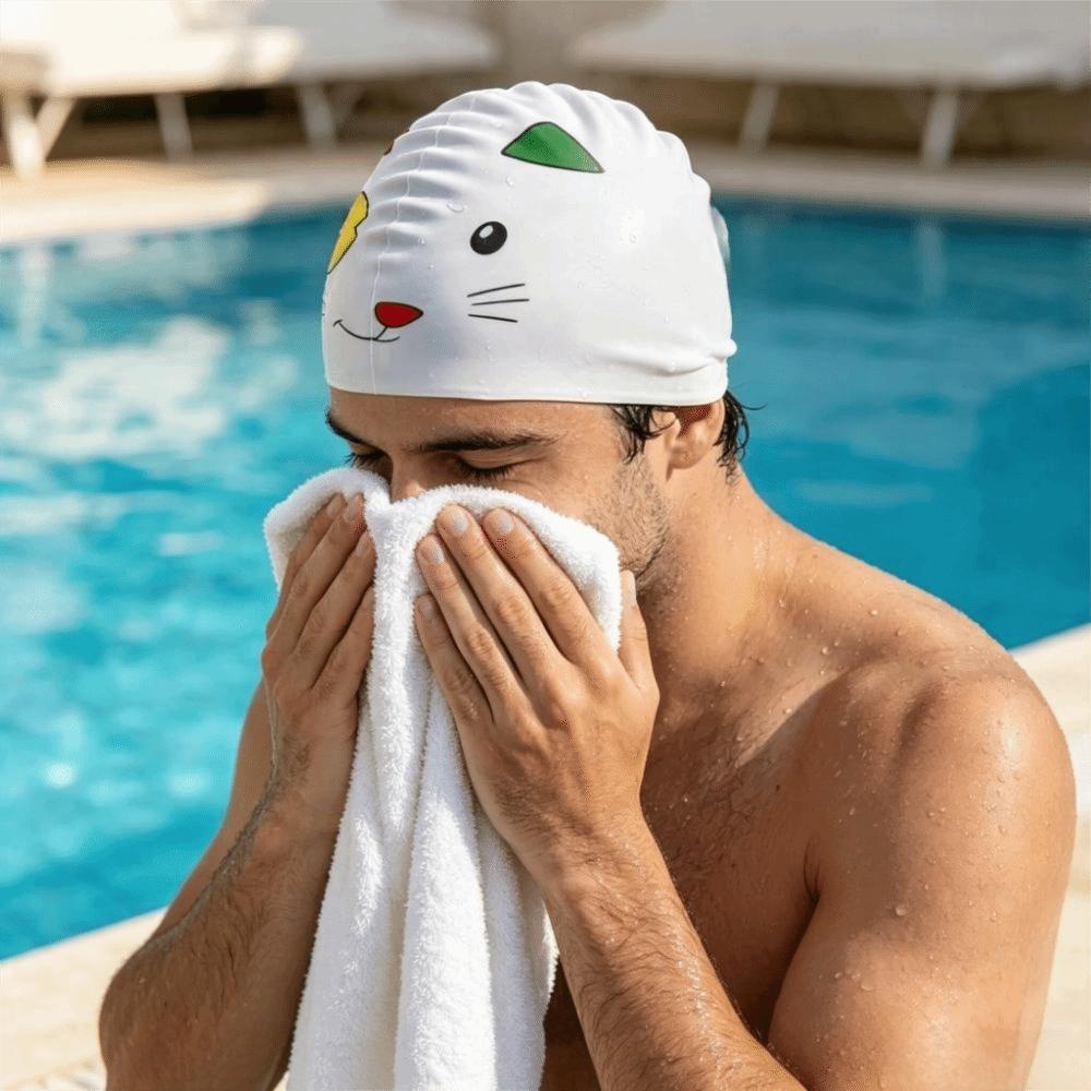 Elastic Silicone Swimming Hat Waterproof Waterproof Silicone Swimming Hat Swimming Hat For Adults
