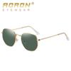 AORON Polarized Men Sunglasses Classic Pilot Driving Sun Glasses Metal Frame Mirror Lens Sunglasses Gifts