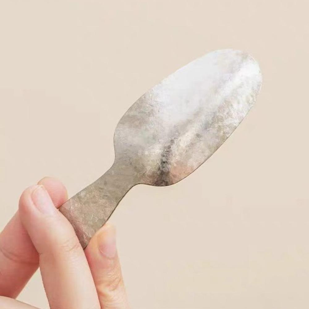 Thickened Tea Dividing Tool Pure Titanium Mini Tea Spoon Coffee Bean Spoon Tea Scoop Coffee Bean