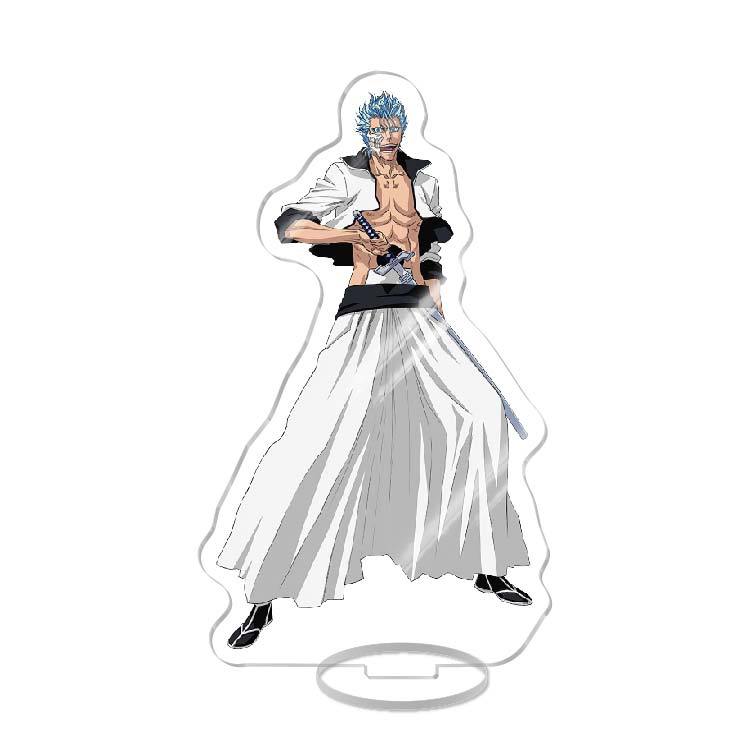 Hot Anime Bleach Figure Kurosaki Ichigo Urahara Kisuke Aizen Sousuke Cosplay Acrylic Stand Model Plate Desk Decor Standing Sign