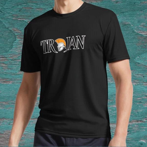 New Trojan Logo Classic T-Shirt Active Logo American T-Shirt Funny Size S to 5XL XL