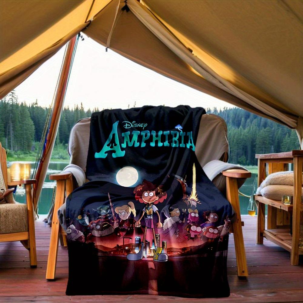 1pc, Disney Amphibia Anne Boonchuy Blanket, Soft Throw Blanket for Bed, Couch, Sofa, Perfect Gift for Room Decor
