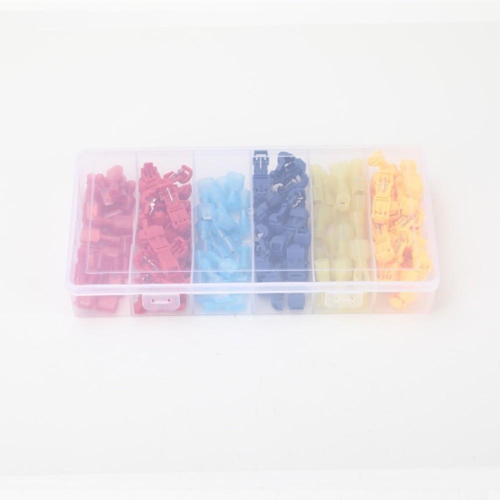 120pcs Efficient Wiring T-Tap Connector Peel-Free Quick Crimp Terminal  Electrical Wiring