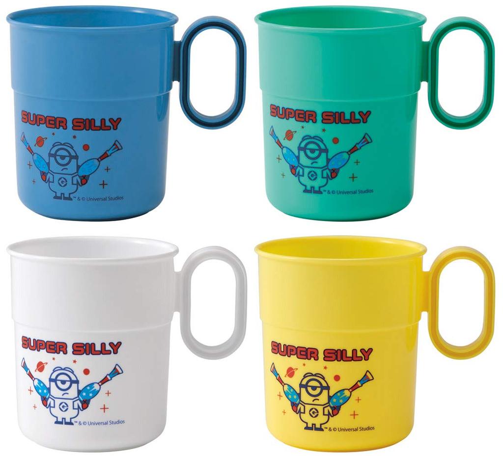 Skater 300ml Plastic Set of Minion Made In KSS3P (skater) Cups, 4, Design, Japan,