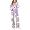 Women's Halloween Print Hoodie and Jogger Pants Set, Round Neck Loose Fit Casual Sweatsuit