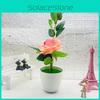 Bonsai Rose Simulation Home Living Room Wedding Decoration Flowers Artificial