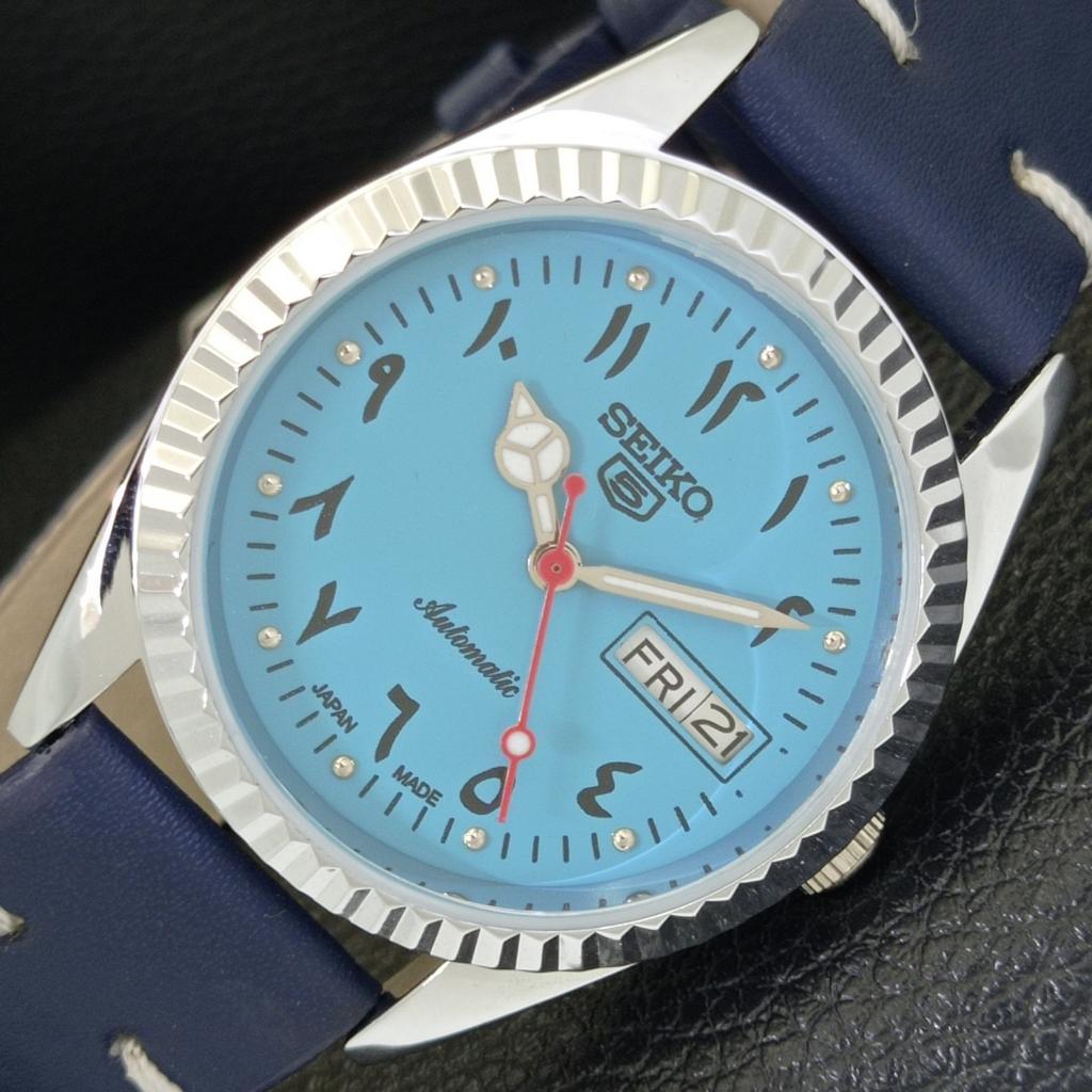 

REFURBISHED VINTAGE SEIKO 5 AUTOMATIC 6309A JAPAN MENS ARABIC WATCH a441521-5 Sk-a441521