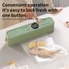 Wireless Vacuum Sealer Machine - 60KPA Powerful Suction, Portable Food Saver with 3 Temperature Levels,External Pumping Function