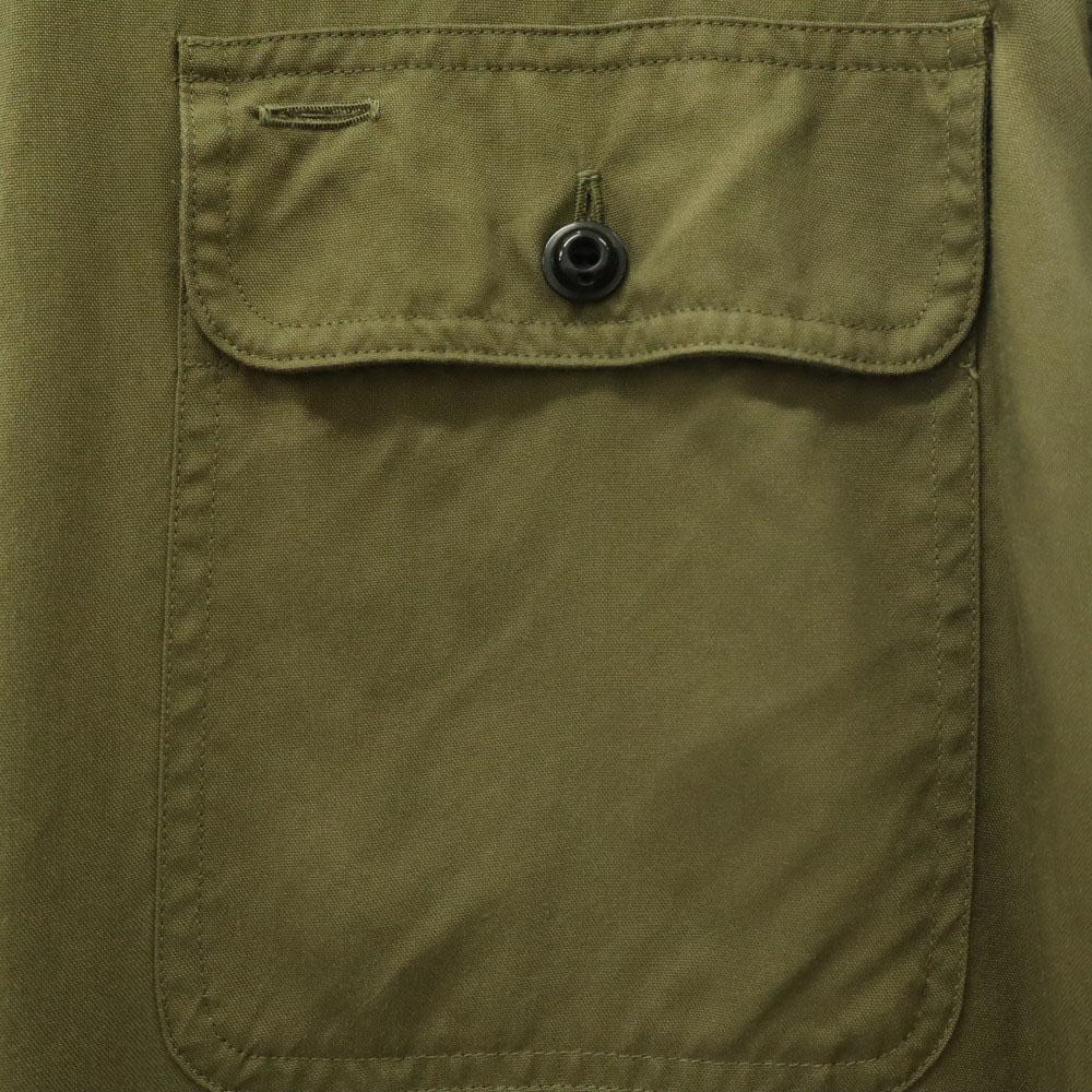 MADISON BLUE Long sleeve shirt M green Button flap pocket Women Used