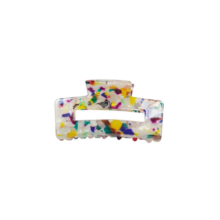 Korean Multicolor Acetate Large Claw Hair Clip 7.5CM Ins Hollow Out Hair Claw Multicolor Hair Accessories