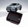 Toyota Hilux GUN 125 Series Compatible Console Tray Console Box Easy Installation Neat Storage Rubber Mat Included Storage Box Small Item Compartment
