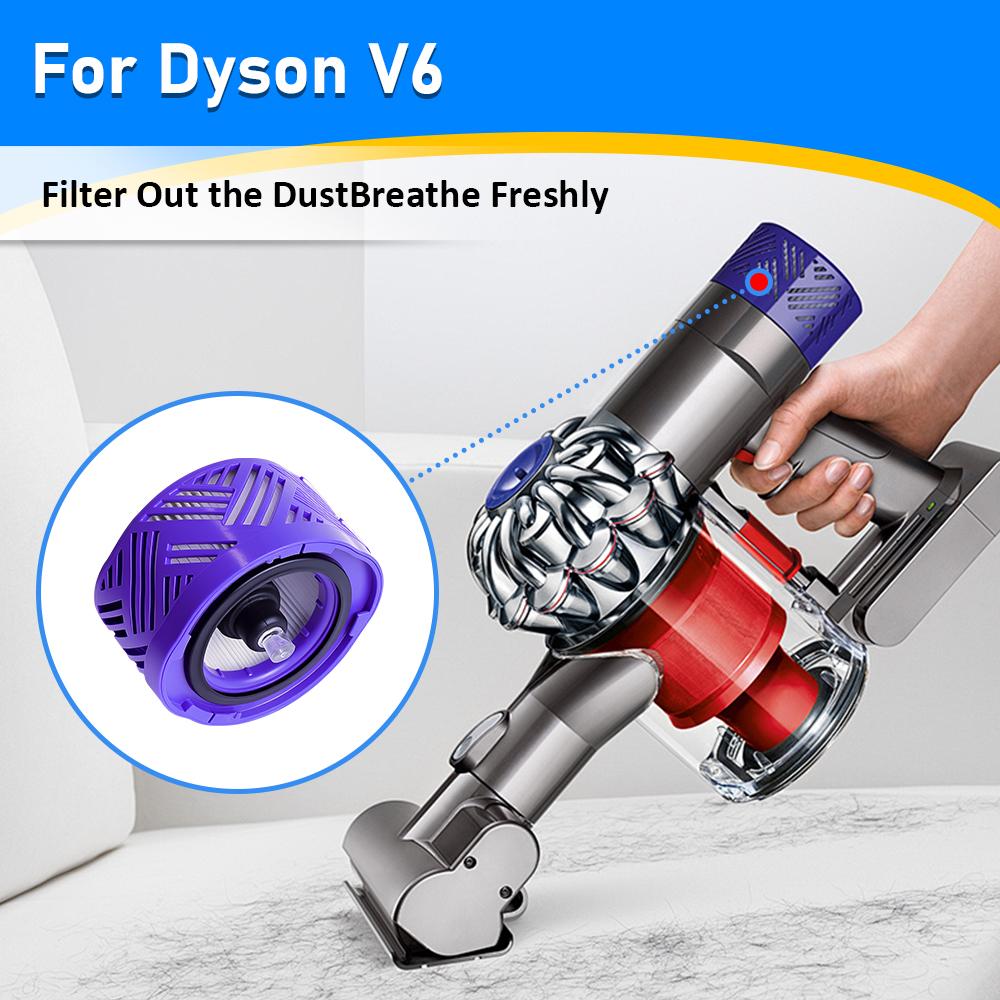 HEPA-Filter Ersatz für Dyson V6 DC58 DC59 DC61 DC62 DC74 Animal Absolute Akku-Staubsauger Vorfilter Teile