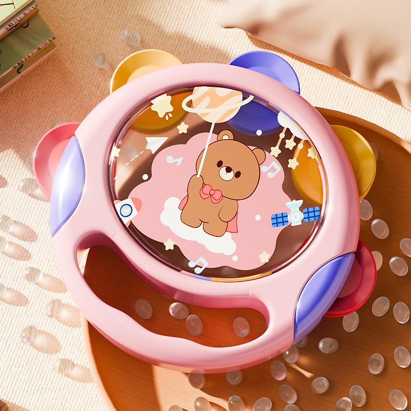 Baby Toys, Hand-held Drums, Percussion Instruments, Baby Hand-held Tambourines