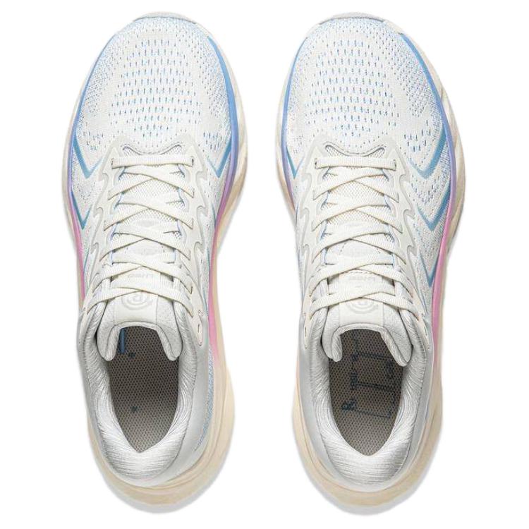 Li Ning Arc CRC Comfortable Breathable Shock Absorbing Durable Low Top Casual Running Shoes Men sneaker White Blue AZGU005-7