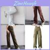 Casual Pants For Women With Cotton Fabric And Pockets For Daily Wear