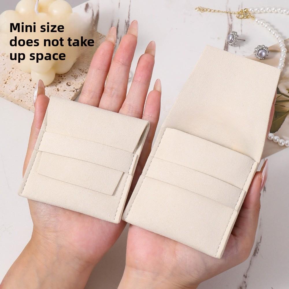 Small Necklace Ring Packing Bag Foldable Earrings Organizer  Jewelry Packing