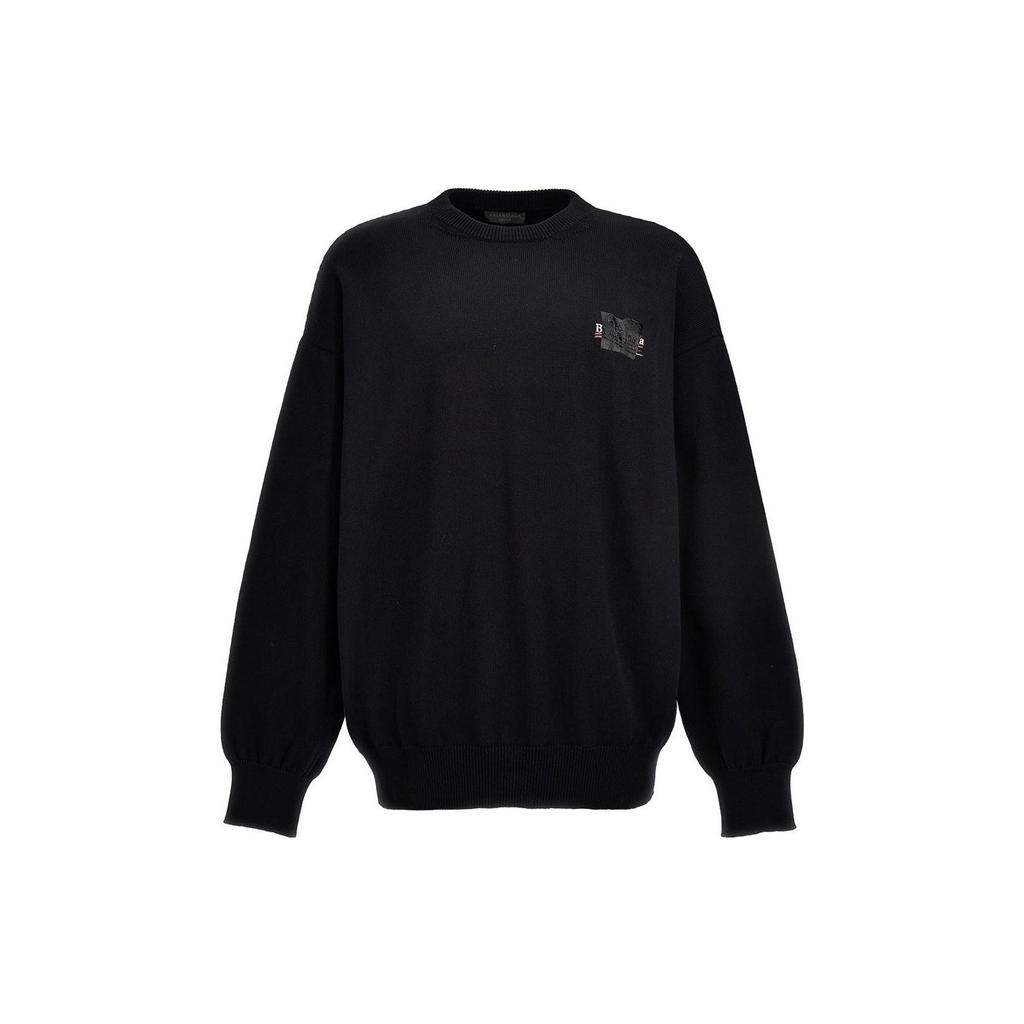Balenciaga Sweater Regular Fit Men's Black 719158T32631000