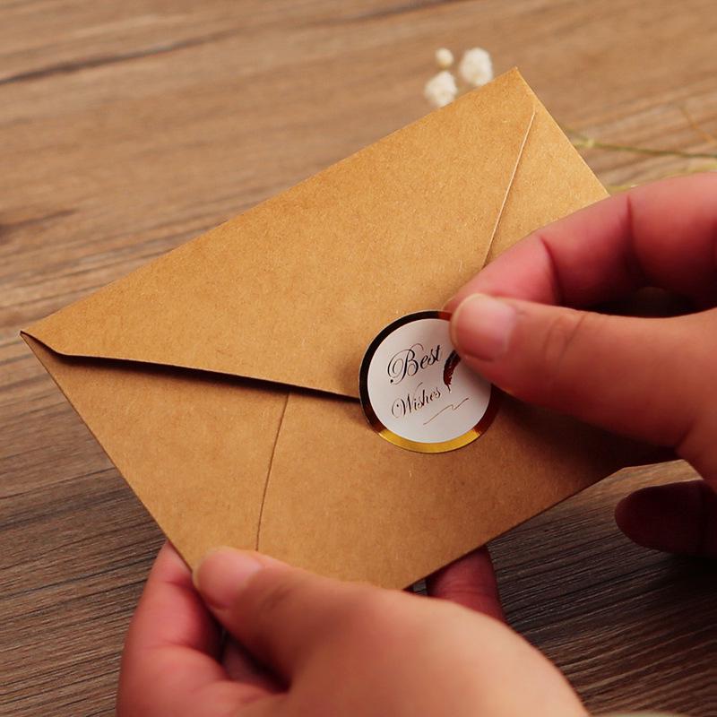 Leaf Language Minimalist Greeting Card: Christmas, Birthday, Thanksgiving, Thank You Message Card with Envelope