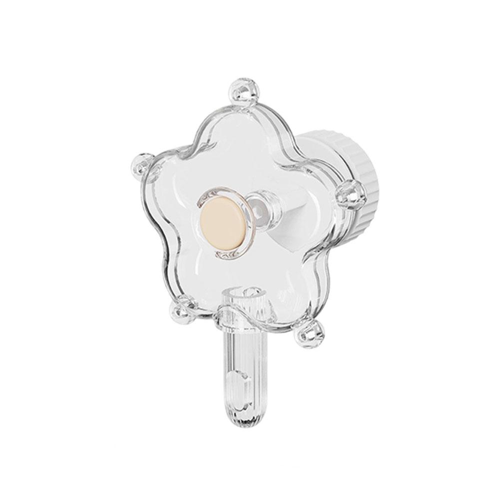 

1PC Flower-Shape Rotating Wheel Parrot Foraging Toy Interactive Hanging Chewing Feeding Toy Stress Relief Bird Cage Accessory прозорий