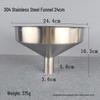 Wutuo 304 Edelstahl Küchen Trichter mit Sieb