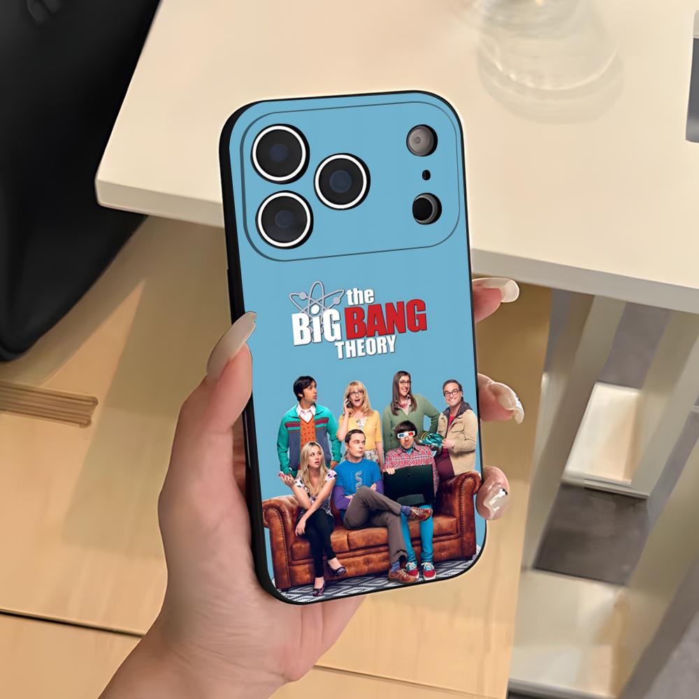 America TV The Big B-Bang Theory Phone Case For IPhone 17 Air 16 E Pro Max 15 14 13 Mini 12 Pro 11 Max Plus Black Soft Shell
