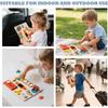 Wooden Busy Board for Toddlers,Montessori 9 In1 Sensory Fine Motor Skills Activity Board, Intelligence Development Toys Gift