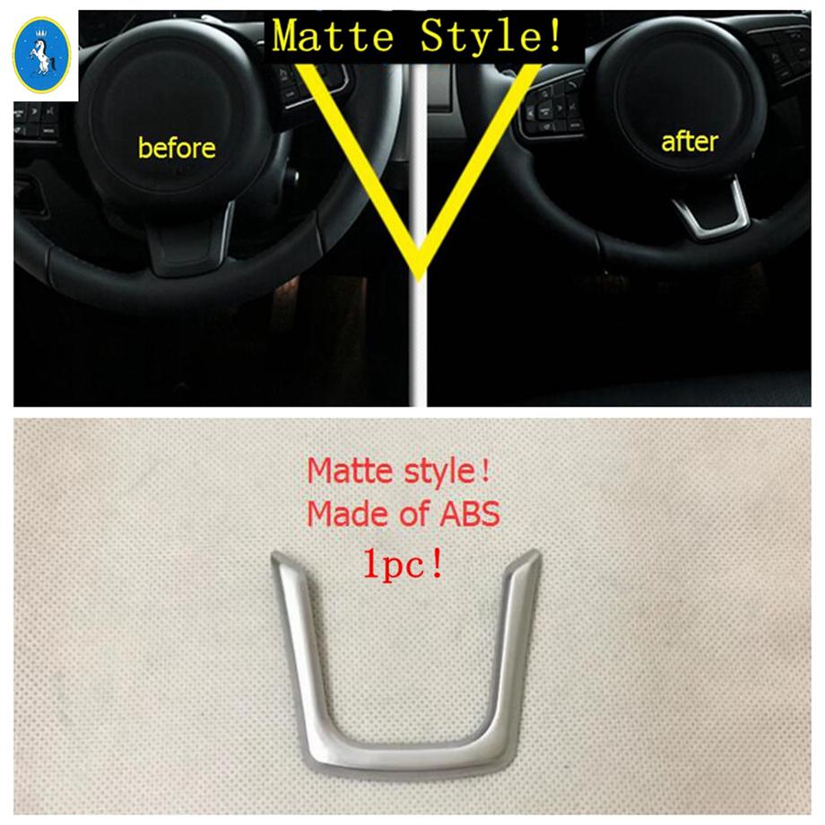 Glass Lift Button / Gear Shift Lights / Air Control Panel Cover Trim Fit For Jaguar E-pace E pace 2018 -  Matte Interior