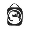 Mortal Kombat MK Insulated Lunch Bags Portable Lunch Container Thermal Bag Tote Lunch Box College Travel Bento Pouch