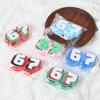 Number 67 Fidget Toy Keychain Stress Relief Bright Durable Mini Portable for Kids Birthday Party Favors Bag Pendant