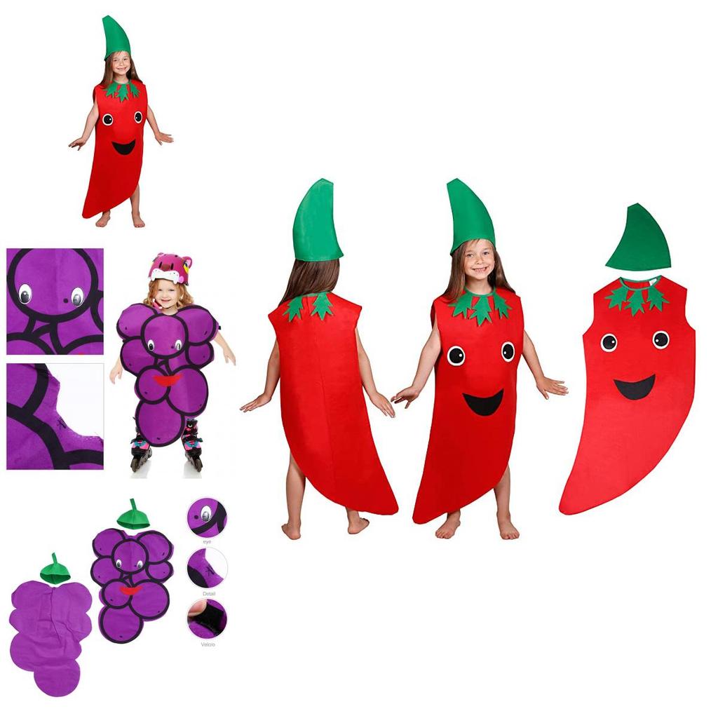 Six One Kids Fruit/vegetable/flower/fruit Performance Outfit