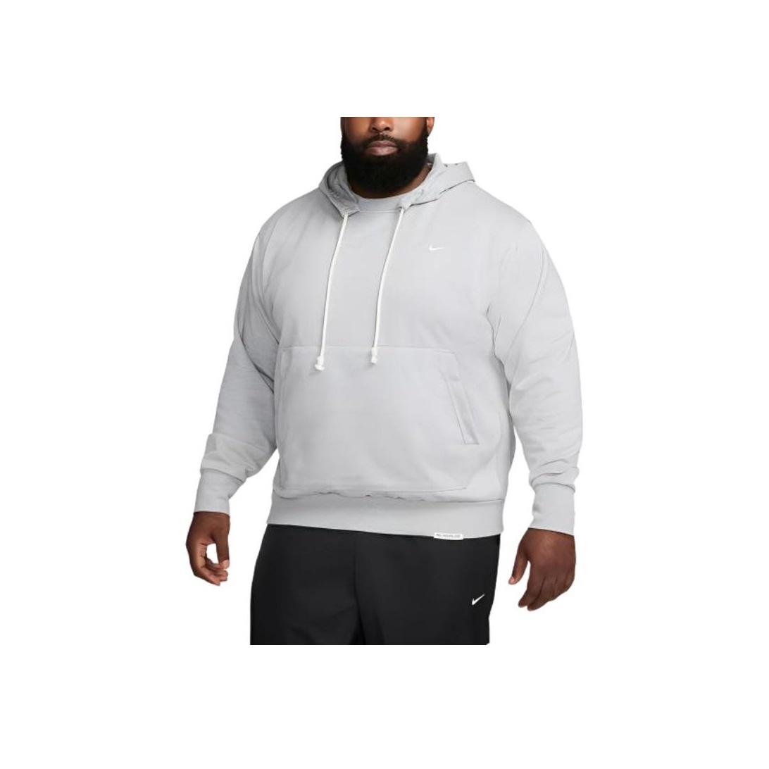 

Nike Баскетбольный пуловер Standard Issue с ​​капюшоном Dri-Fit, серый Хизер, мужская уличная одежда DQ5818-063 L