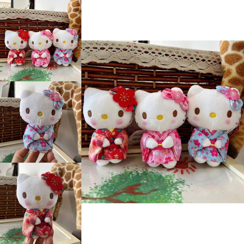 Sanrio Hello Kitty Kimono Plush Toy With Standing Design For Kids And Collectors