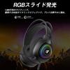 JERTECH HG01 SCOUT Gaming RGB 50mm Lightweight Mute Compatible Headset Wired, USB-A, Lighting, Drivers, (260g), Slide-out Microphone, Over-ear,