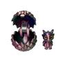 New 3D Printing Flip Cover Cute Little Dragon+Dragon Egg Set Simulation Dragon Egg Toy Model Desktop Ornament Kids Birthday Gift